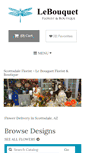 Mobile Screenshot of lebouquetfloristandgifts.com